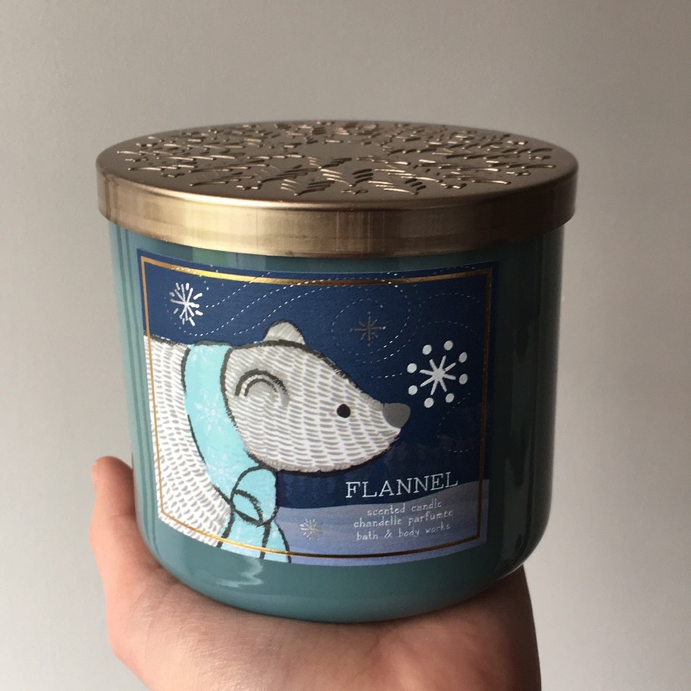 Flannel Bath and Body Works Candle